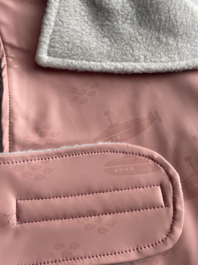 Load image into Gallery viewer, Rain Mac - Blush Pink Submarines
