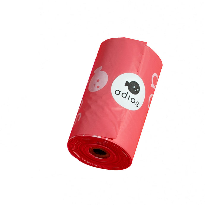 Adios Non Handle Poo Bags Single Roll