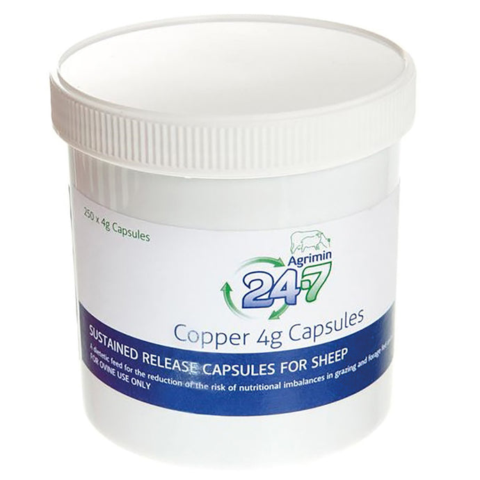 Agrimin 24 7 Copper Capsules Sheep