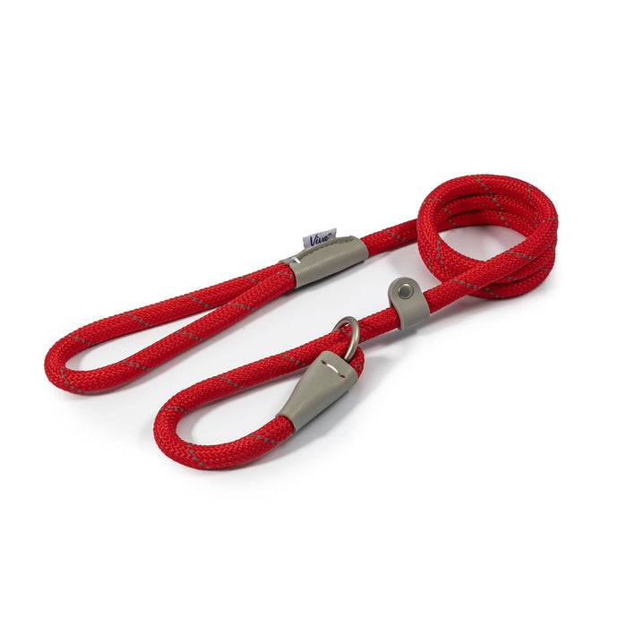 Ancol Viva Rope Slip Lead Red