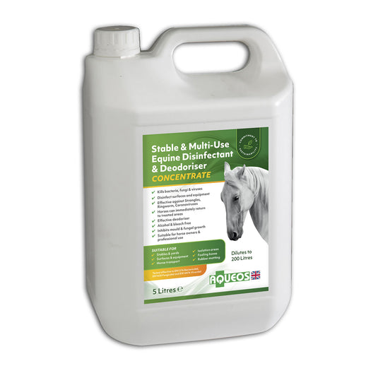 Aqueos Stable & Multi Use Equine Disinfectant & Deodoriser