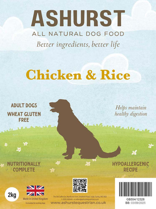 ASHURST PUPPY WET TRAYS GLUTEN FREE CHICKEN & RICE 10x395g