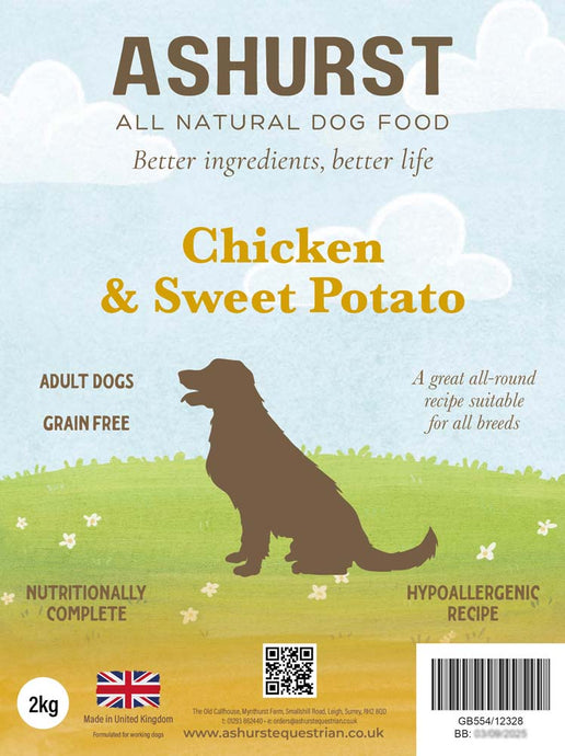 ASHURST ADULT DOG WET TRAYS CHICKEN with Rice & VEGETABLE 10x395g