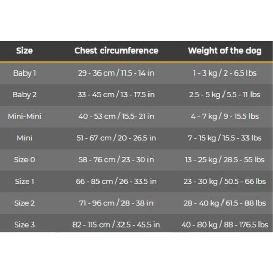 Julius-K9 Powerharness Mini/M 51-67cm Black