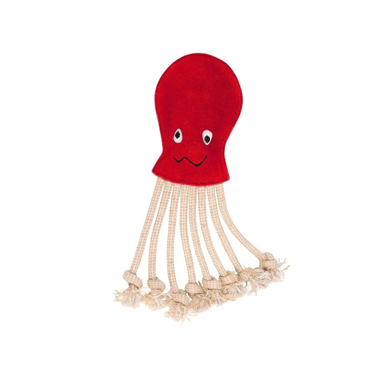 Benji & Flo Crazy Faces Dog Toys Inky The Octopus