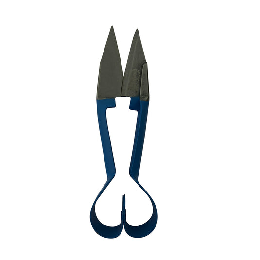Burgon & Ball Dagging Shears Double Bow Straight Blue