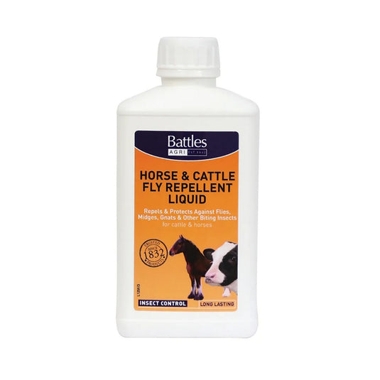 Battles Horse & Cattle Fly Repellent Liquid