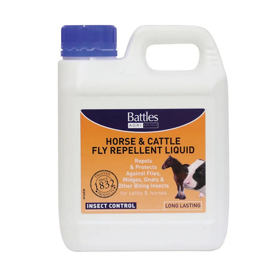 Battles Horse & Cattle Fly Repellent Liquid