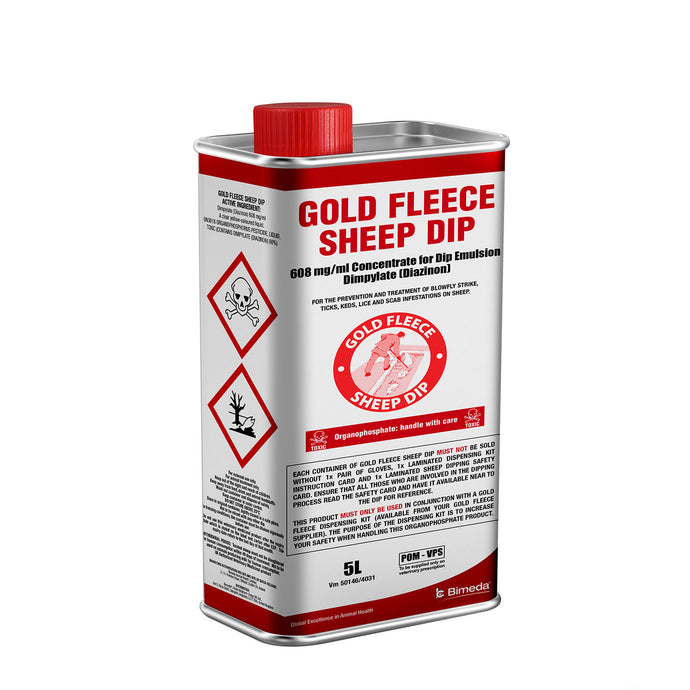 Bimeda Gold Fleece Sheep Dip 608 Mg/Ml Concentrate