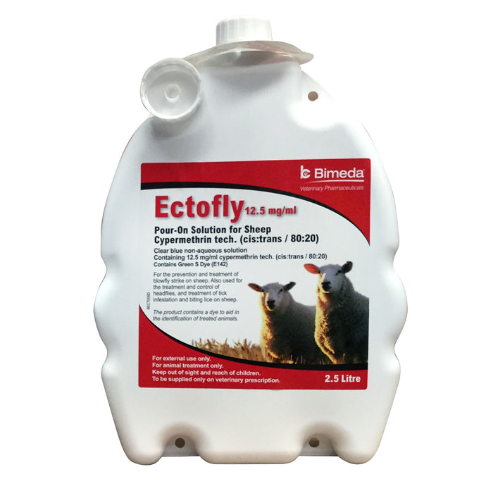 Bimeda Ectofly 12.5 Mg/Ml Pour On Solution