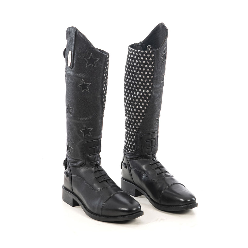 Load image into Gallery viewer, Brogini Kb13 Carina Piccino Long Riding Boots Black

