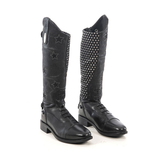 Brogini Kb13 Carina Piccino Long Riding Boots Black Wide
