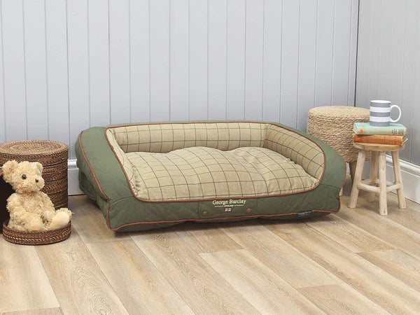 Country Dog Sofa Bed - Olive Green