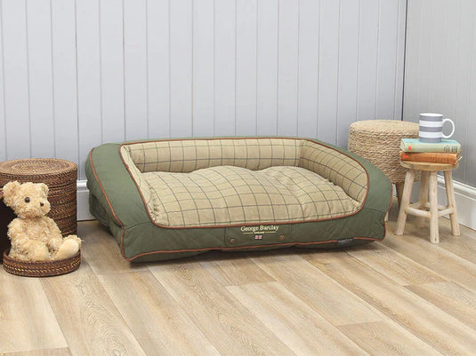 Country Dog Sofa Bed - Olive Green