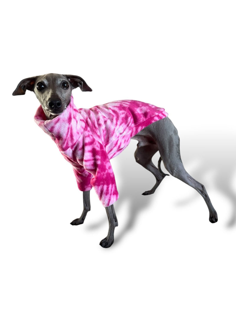 Load image into Gallery viewer, Fleece Jumper - Pink Tie Dye
