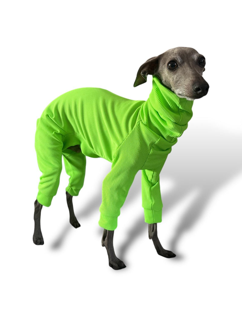 Load image into Gallery viewer, Ribbed Jersey - Hi-Visibility Yellow
