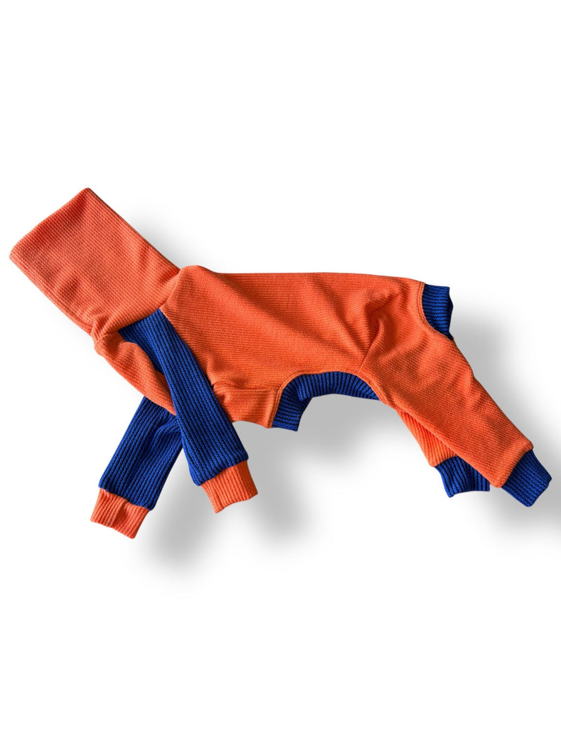 Load image into Gallery viewer, Ribbed Jersey Suit - Orangina
