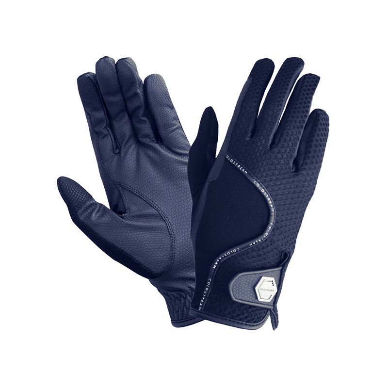 Load image into Gallery viewer, Coldstream Swinton Combi Mesh Summer Riding Gloves Navy
