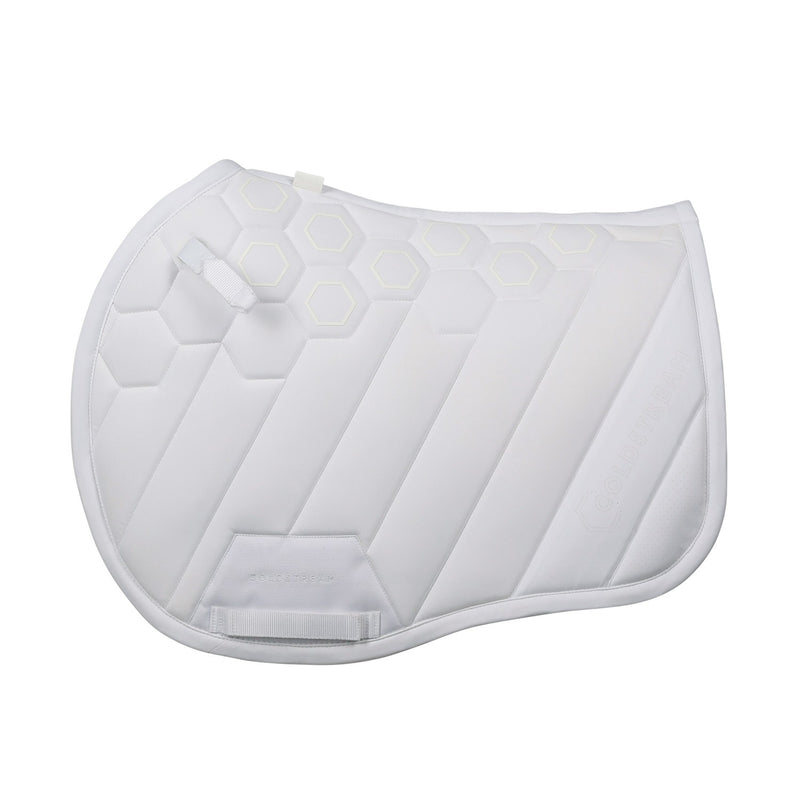 Load image into Gallery viewer, Coldstream Edrom Close Contact Saddle Pad White
