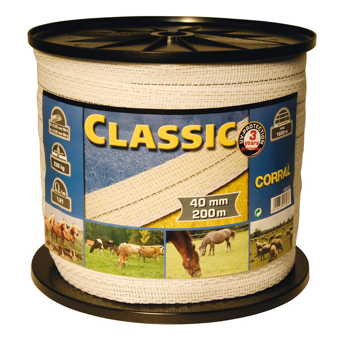Corral Classic Fencing Tape 200 M X 40 Mm