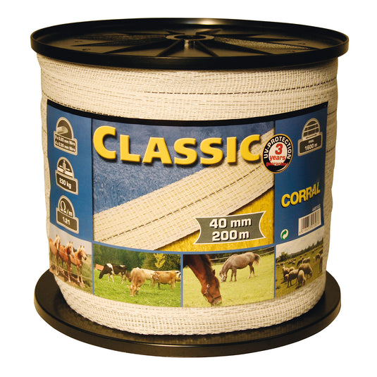 Corral Classic Fencing Tape 200 M X 40 Mm
