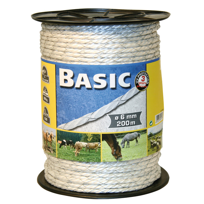 Corral Basic Fencing Rope C/W Tinned Iron Wires 200 M
