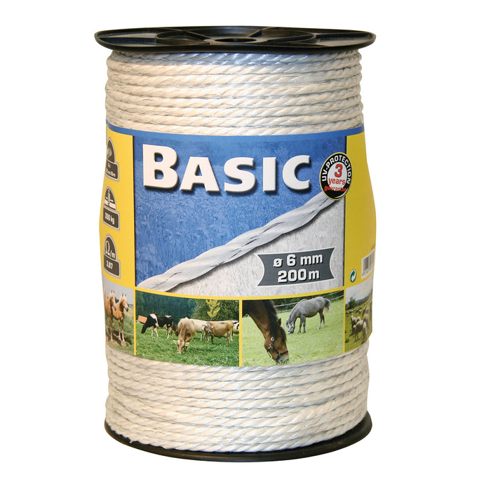 Corral Basic Fencing Rope C/W S/Steel Wires 200 M