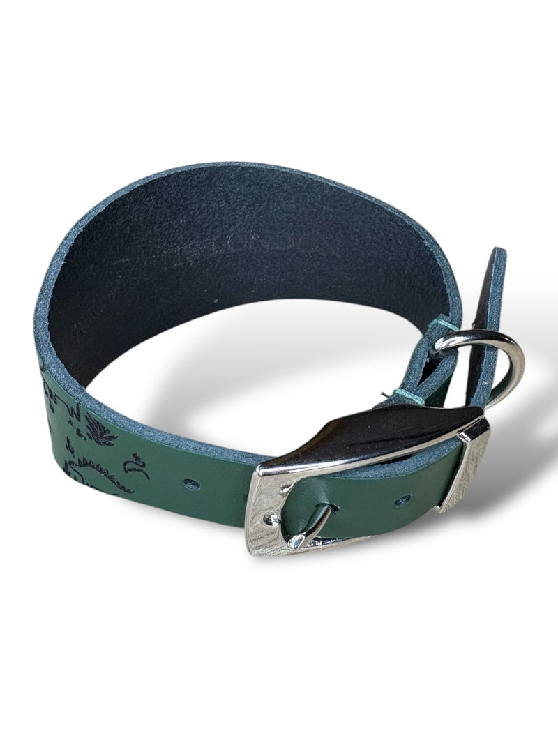 Load image into Gallery viewer, Leather Collar - Dinosaurs
