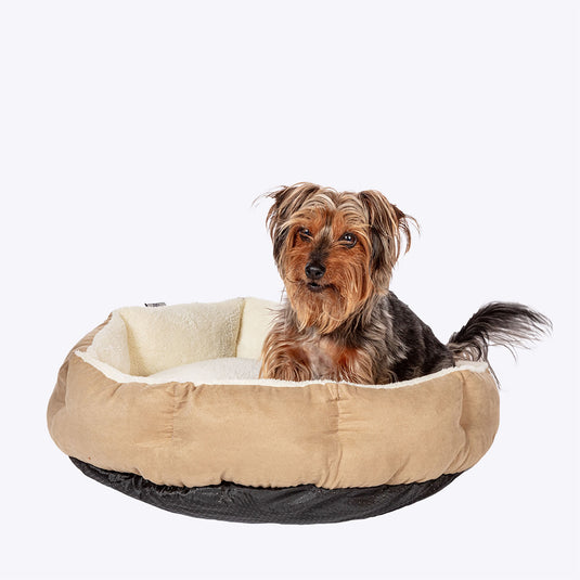 Danish Design Essentials Quilted Bed Beige