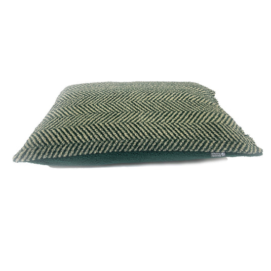 Danish Design Fleece Green Herringbone Duvet Cover