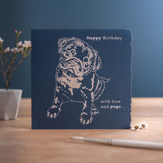 Deckled Edge Colour Block Card