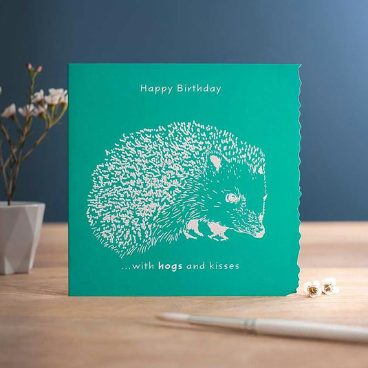 Deckled Edge Colour Block Card
