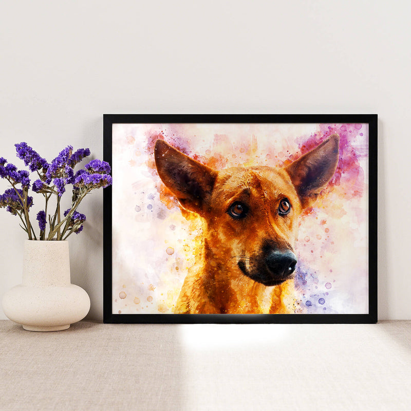 Load image into Gallery viewer, Watercolour Pet Portrait
