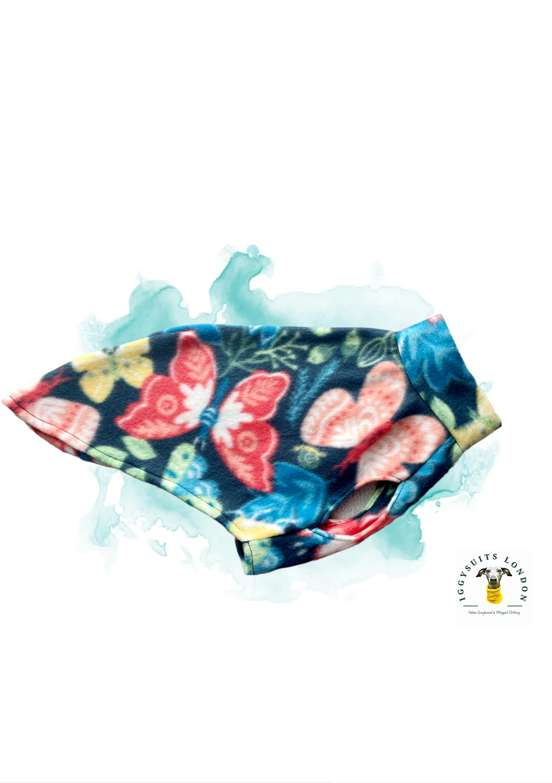 Load image into Gallery viewer, Fleece Vest - Butterfly Garden
