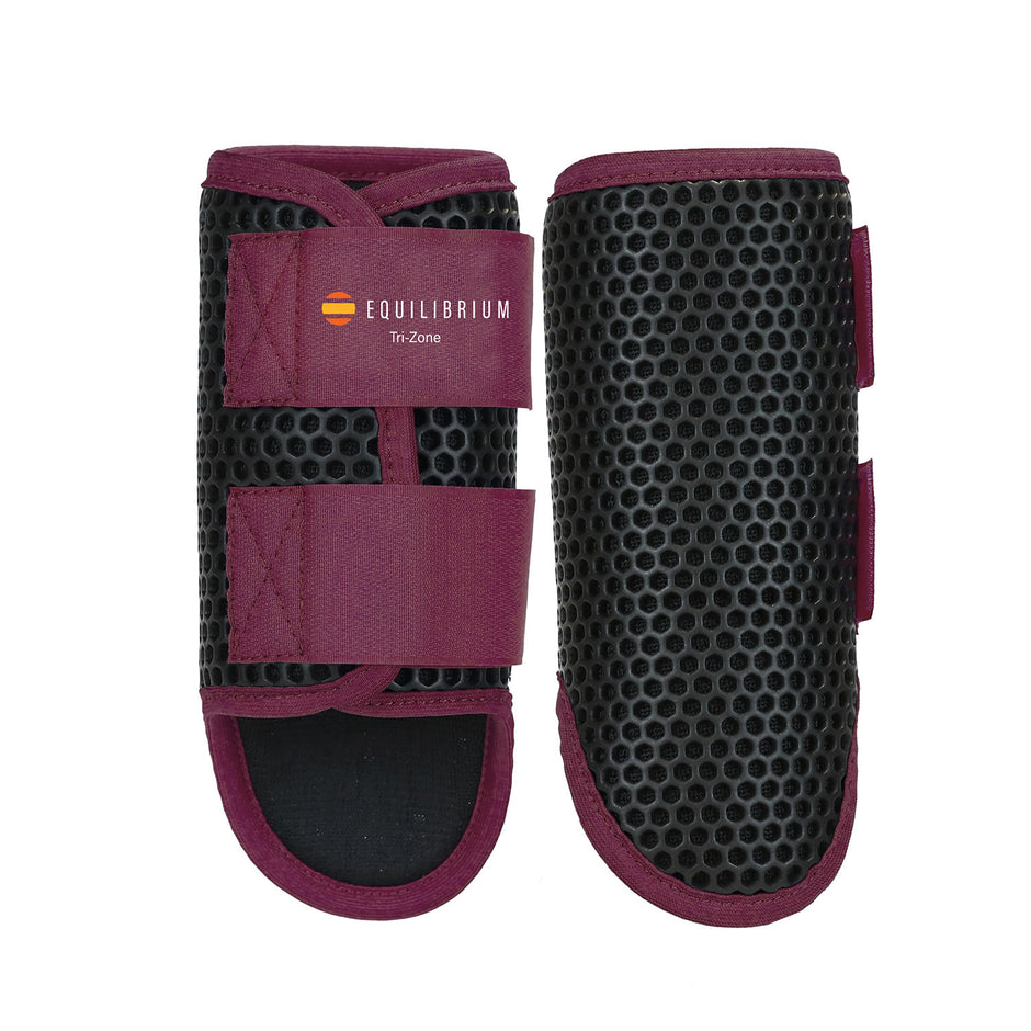 Equilibrium Tri Zone Brushing Boots Black/Plum