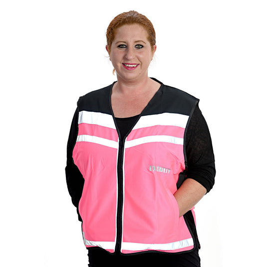 Equisafety Air Waistcoat Plain Pink