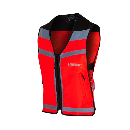Equisafety Air Waistcoat Plain Red