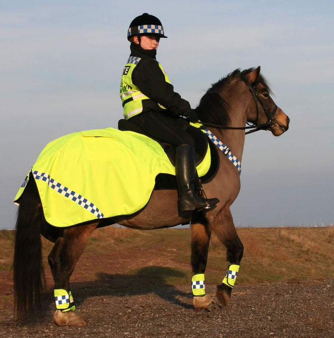 Equisafety Polite Hi Vis Waterproof Wrap Around Rug