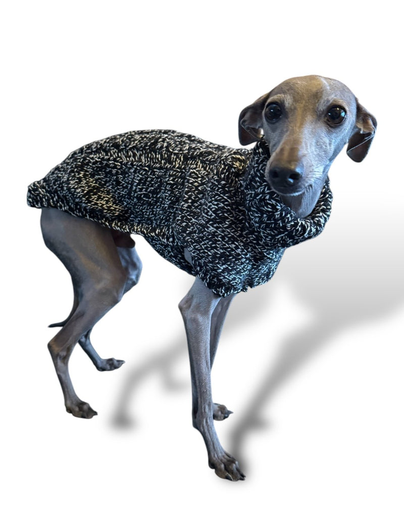 Load image into Gallery viewer, Knitted Coat - Button Up - Monochrome
