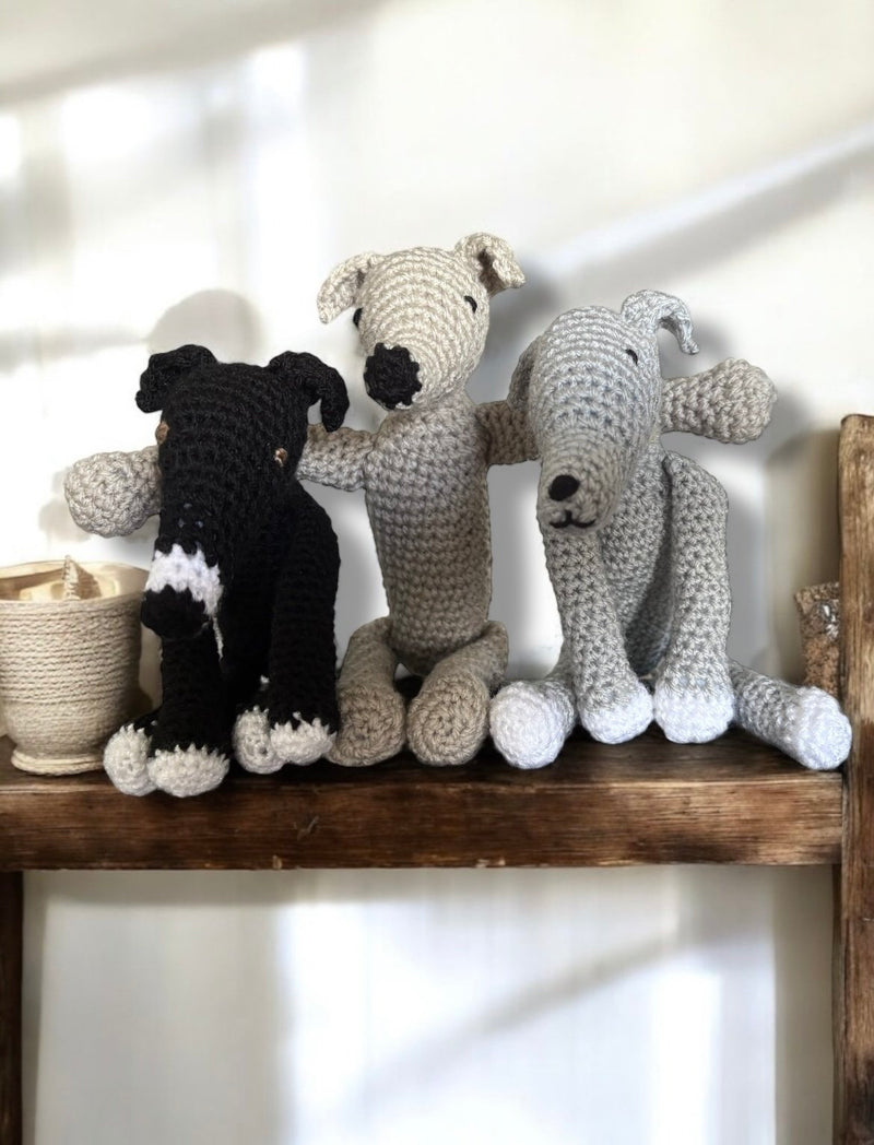 Load image into Gallery viewer, Crochet Hound - Black
