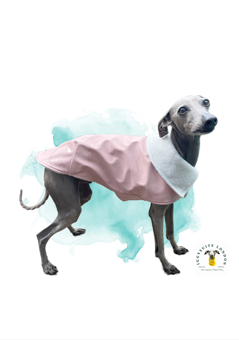 Load image into Gallery viewer, Rain Mac - Blush Pink Submarines
