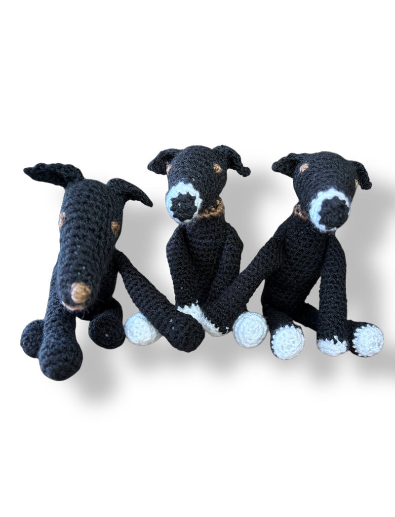Load image into Gallery viewer, Crochet Hound - Black
