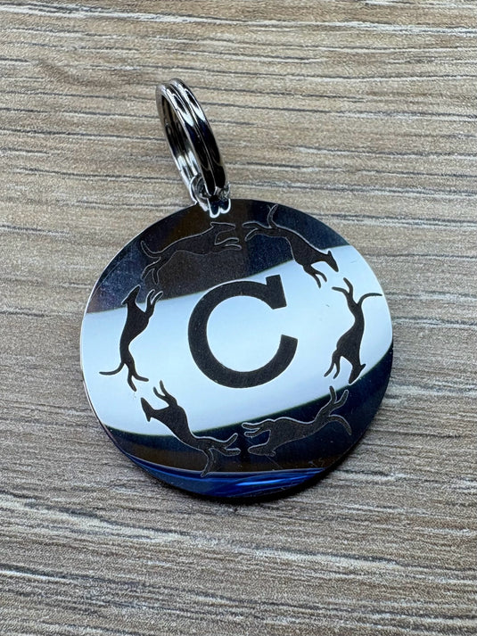 Engraved Dog Tags - Round