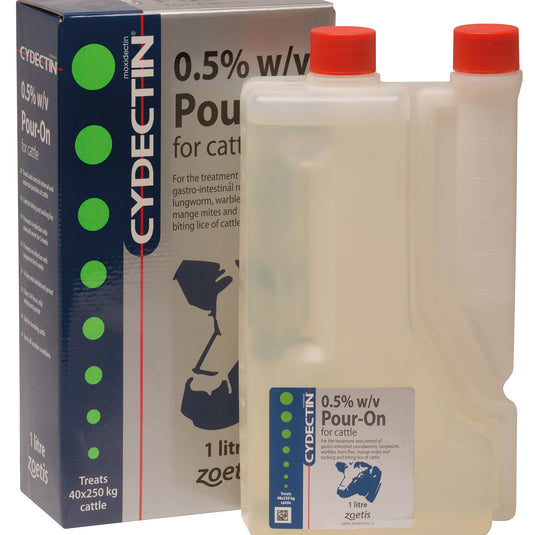 Zoetis Cydectin 0.5% W/V Pour On For Cattle