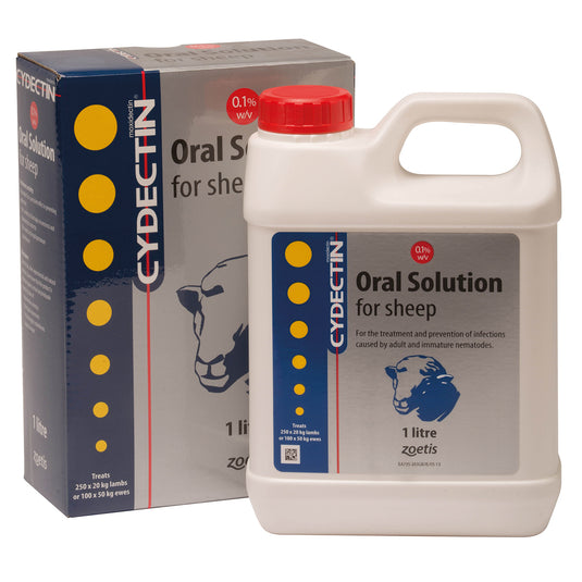 Zoetis Cydectin 0.1% W/V Oral Solution For Sheep