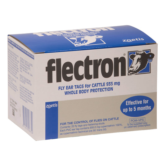 Zoetis Flectron Fly Tags For Cattle