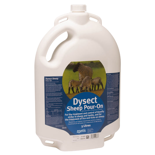Zoetis Dysect Sheep 12.5 G/L Alphacypermethrin Pour On