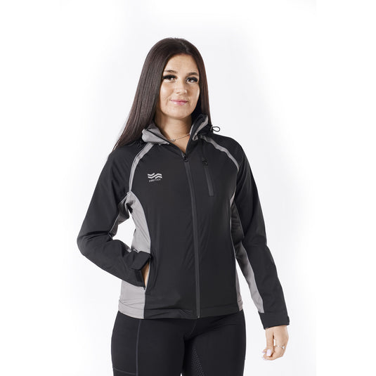 Firefoot Waterproof Fleeced Lined Jacket Ladies Black/Grey