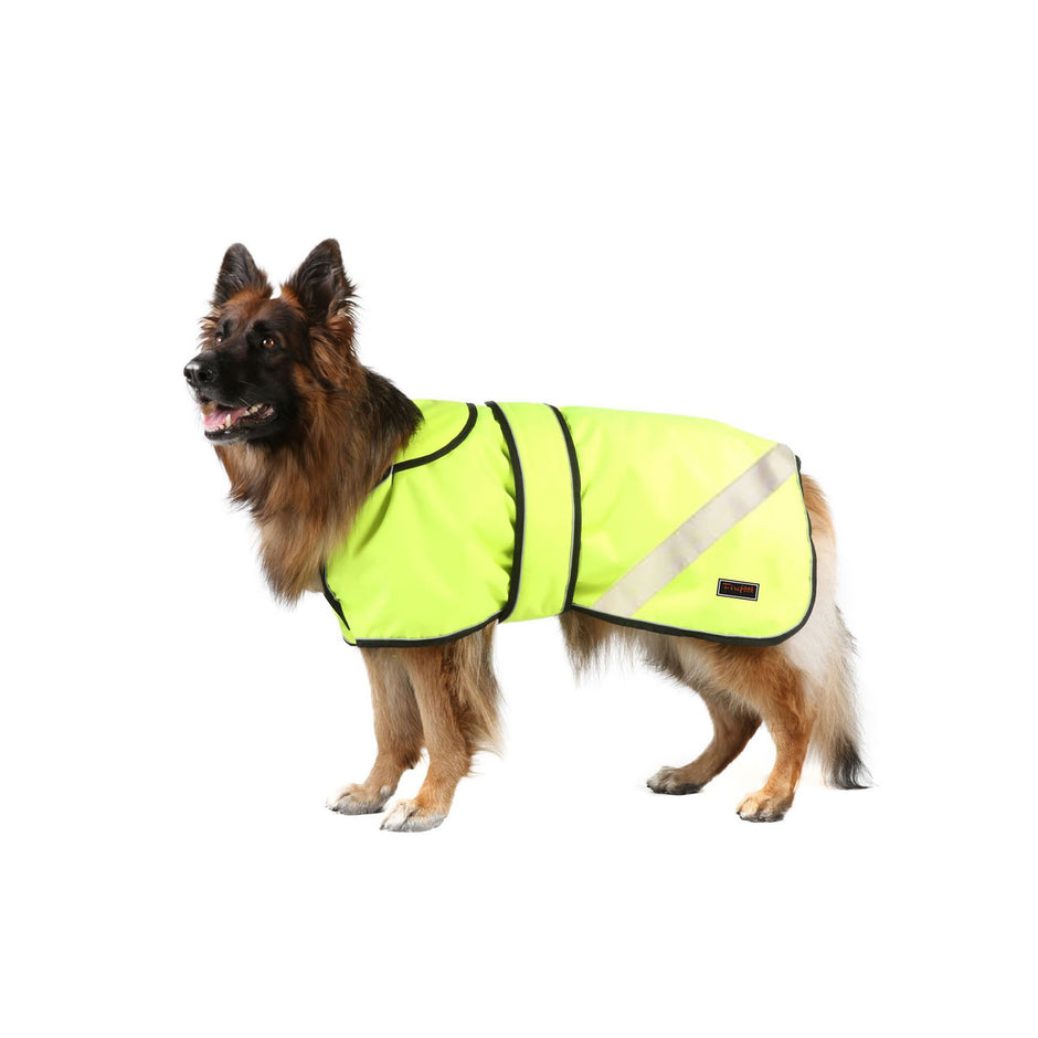Firefoot Waterproof 2 In 1 Dog Coat Hi Vis Yellow