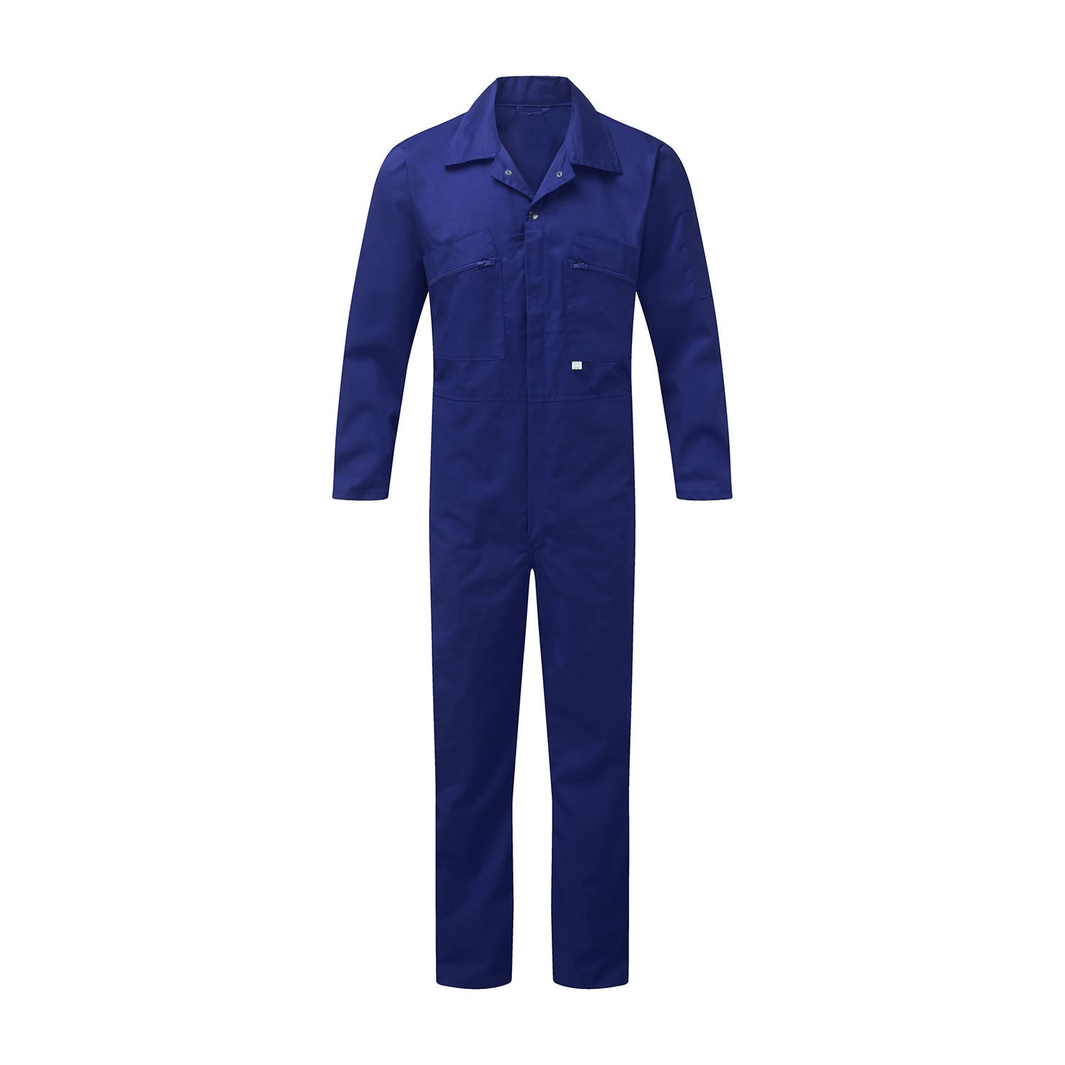 Fort Zip Front Coverall Royal Blue